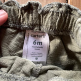 Olive Green Shorts | 3-6 mo | Carter's