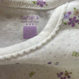 Little Purple Flowers Short Sleeve Onesie | Carter's