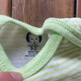 Green Striped Short Sleeve Onesie | Gerber