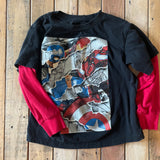 Captain America Long Sleeve | 5T | Marvel