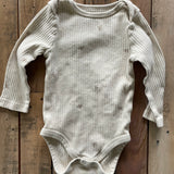 Birds of a Feather Long Sleeve Ribbed Onesie | Cloud Island