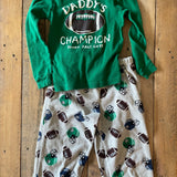 Daddy's Champion Football Pajamas | 5T