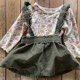 Olive Green Overall Dress | Carter's
