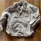 Stripe Button Down Long Sleeve | 12-18 mo | Baby Gap