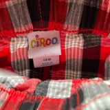 Red Plaid Shorts | 12-18 mo | Circo