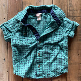 Green Plaid Shirt | 12-18 mo | Cat & Jack
