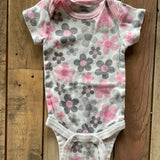 Retro Flowers Short Sleeve Onesie | Gerber