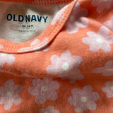 Pink Retro Flowers Short Sleeve Onesie | Old Navy