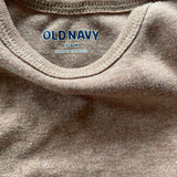 Beige Short Sleeve Onesie | Old Navy