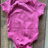 Bright Pink Short Sleeve Onesie | Old Navy