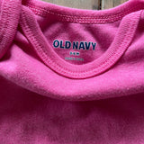 Bright Pink Short Sleeve Onesie | Old Navy
