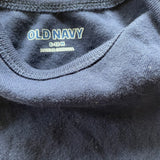 Navy Short Sleeve Onesie | Old Navy
