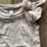 Organic Flutter Shoulder Onesie | Chickpea Organic