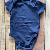 Navy Short Sleeve Onesie | Old Navy