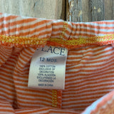 Orange Striped Pants | 12-18 mo