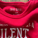 Not Such a Silent Night Long sleeve Onesie | Okie Dokie