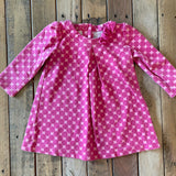 Pink Polkadot Dress | 12-18 mo | Gymboree