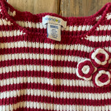 Red Knitted Dress | 12-18 mo | Greendog