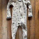 Alphabet Bee Zip Up Pajama | Burt's Bees