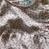 Ruffled Red Heart Romper | 0-3 mo | Petite Plum