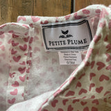 Ruffled Red Heart Romper | 0-3 mo | Petite Plum