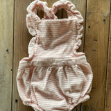 Pink Stripe Bubble Romper | 6-9 mo | Cat & Jack