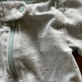 Light Green Zip Up Pajama | 0-3 mo | Carter's