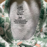Flower Zip Up Pajama | 0-3 mo | Carter's