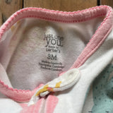Jungle Animal Zip Up Pajama | 0-3 mo | Carter's