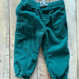 Green Corduroy Double Lined Pants | Gymboree