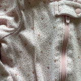 Pink Heart Zip Up Pajama | 0-3 mo | Carter's