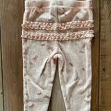 Pink Ribbed Firefly Pants | 6-9 mo | Carter's