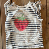 Strawberry Stripe Top | 6-9 mo | Carter's