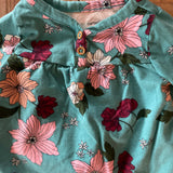 Blue Floral Long Sleeve | 6-9 months | Carter's