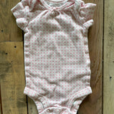 Charm Pink Onesie | 0-3 mo | Carter's