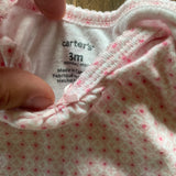 Charm Pink Onesie | 0-3 mo | Carter's