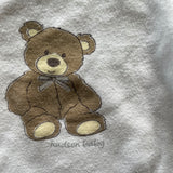 Teddy Bear Long Sleeve Onesie | 0-3 mo