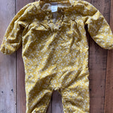 Mustard Floral Romper | 6-9 mo | Carter's