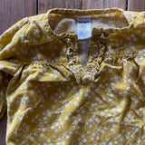 Mustard Floral Romper | 6-9 mo | Carter's