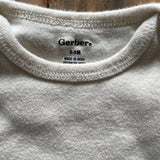 Plain White Onesie | 0-3 mo | Gerber