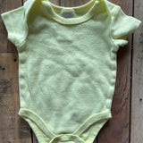 Plain Yellow Onesie | 0-3 mo | Little Beginnings