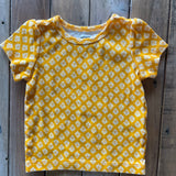 Yellow Floral Top | 6-9 mo | Carter's