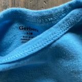 Ocean Blue Onesie | 0-3 mo | Gerber