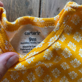 Yellow Floral Top | 6-9 mo | Carter's
