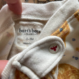 Waffles Snug Zip Up Pajama | 0-3 mo | Burt's Bees