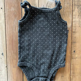 Black Polkadots Onesie | 6-9 mo | Carter's