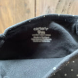 Black Polkadots Onesie | 6-9 mo | Carter's