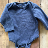 Navy Long Sleeve Onesie | HB
