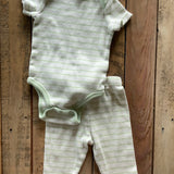 Green Stripe Set | 0-3 mo | Little Me