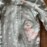 Llama Zip Up Pajama | 6-9 mo | Carter's
